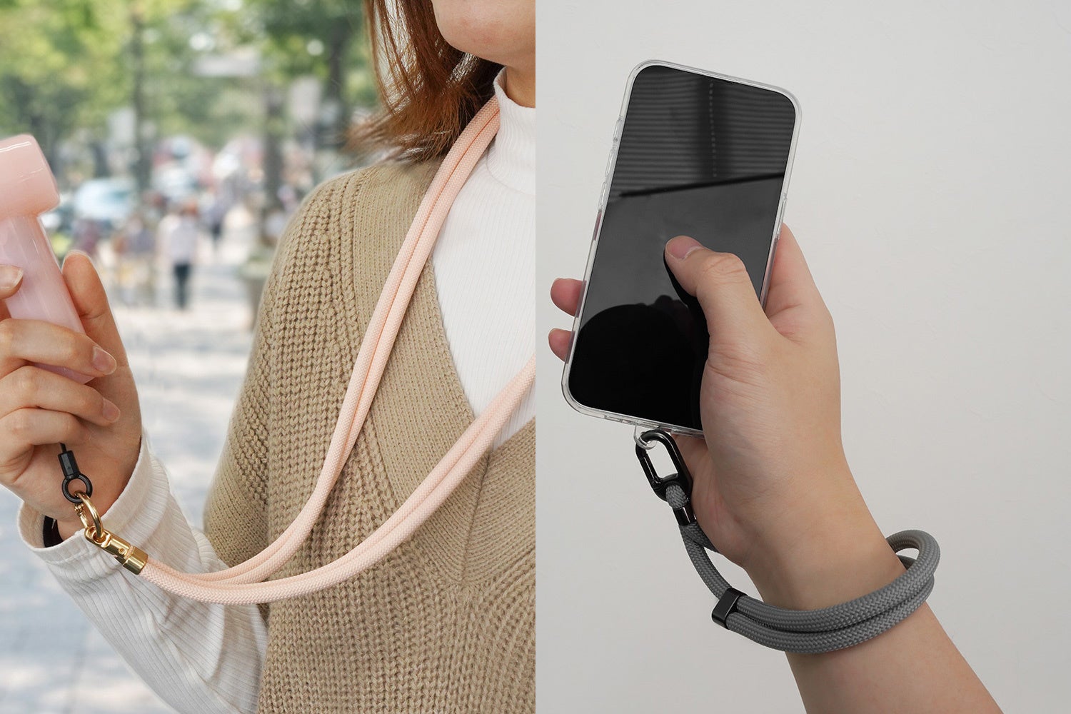 ハンディファンにもスマートフォンにも！2WAYショルダーストラップと2WAYハンドストラップを発売