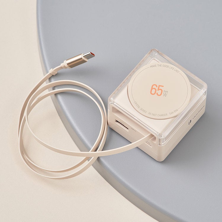 出張はこれ1つあればOK！あらゆる充電シーンに対応する「USB急速充電器 USB PD（パワーデリバリー）対応 65W コード巻取式」をLife on Productsより新発売