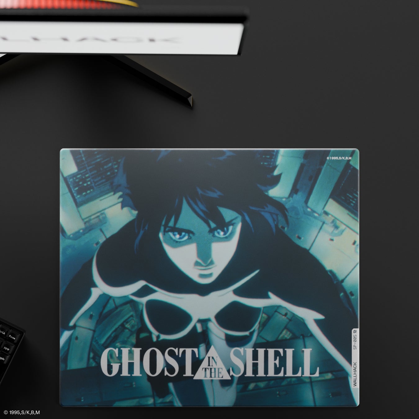 WALLHACK、「GHOST IN THE SHELL/攻殻機動隊」公式コラボレーションガラスマウスパッド 2026年4月21日（火）事後通販開始。4月15日（水）には池袋にて上映会イベントを開催