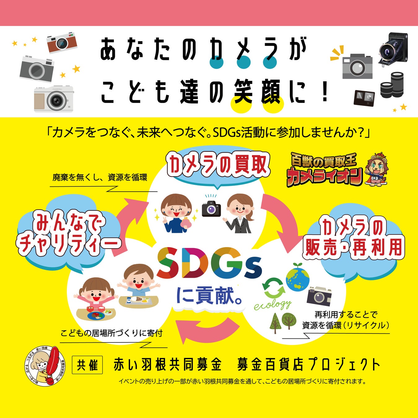 【神戸】あなたのカメラが子ども達の笑顔に。