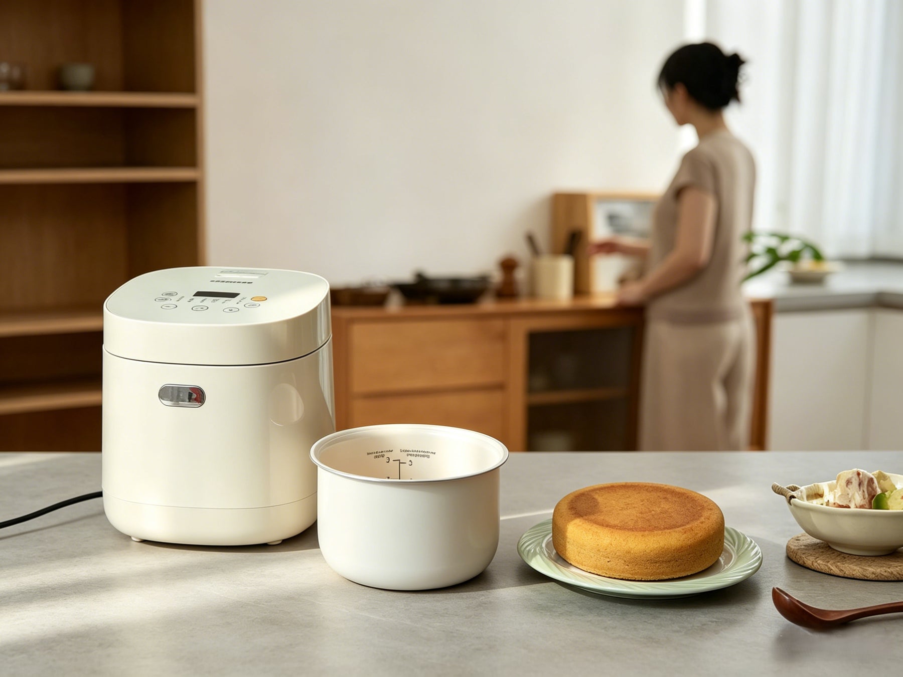 KEECOON「低温調理機能付き3合炊き炊飯器」に、体に優しく熱伝導に優れた『セラミック内釜』モデルに追加！