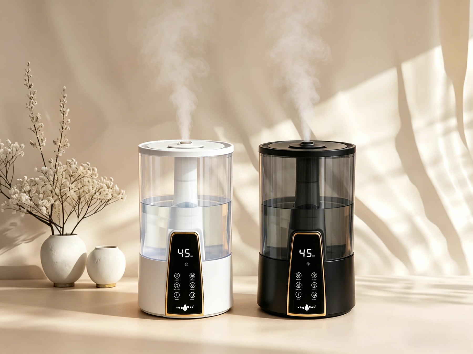 【加湿器の衛生革命】4L大容量・3-in-1卓上超音波加湿器「MH-22301」はタンクを食洗機で丸洗い！