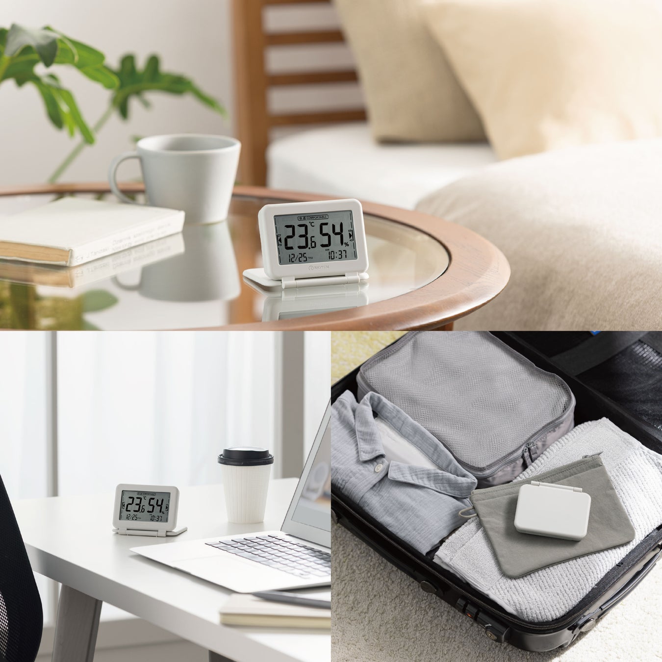 いつでもどこでも、体調管理に役立つ　コンパクトな持ち運べる温湿度計「COMFOMETER Portable」発売