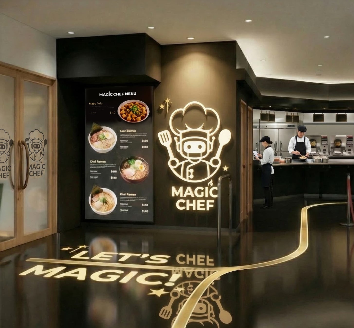 TechMagic、テレコムセンタービル西棟5階に食堂「MAGIC CHEF」をオープン