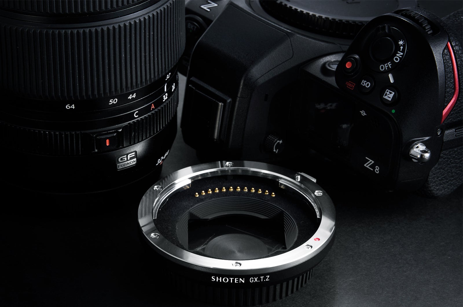 富士フイルムGFXレンズを、ニコンZで使うという新しい選択。レンズ選びの幅を広げる、SHOTEN電子マウントアダプター「GXTZ」発売