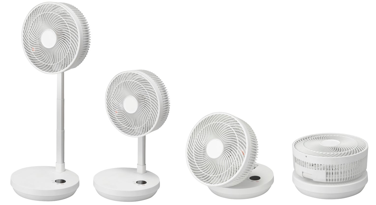 昨年大ヒットの折りたたみコードレス扇風機がさらに進化！酷暑対策から部屋干しまで年中活躍