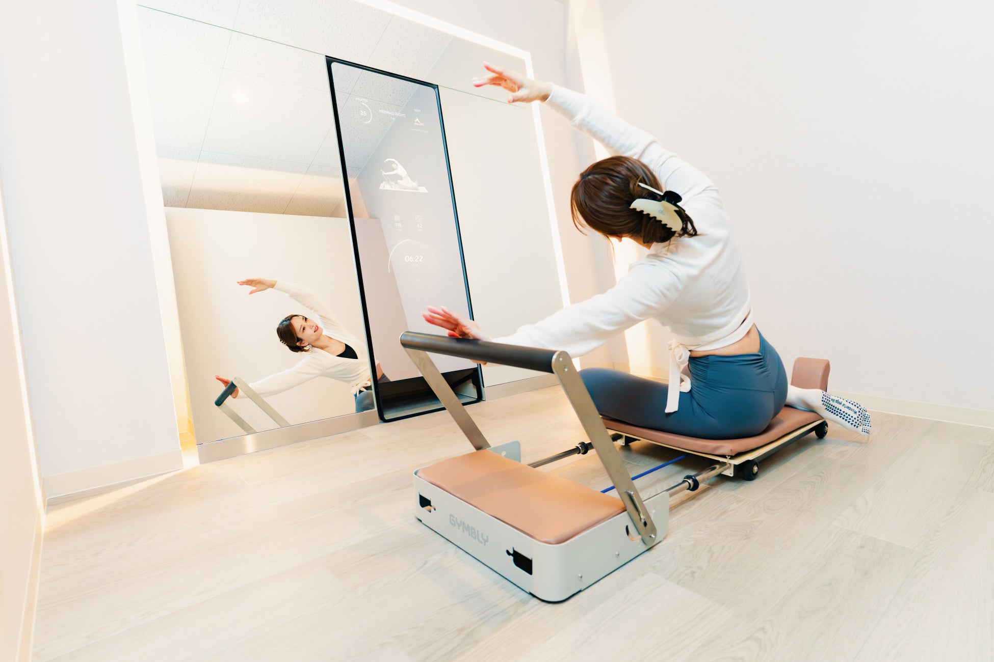 【HITORIWELLNESS/ヒトリウェルネス】が新たな取り組みスタート。ピラティスリフォーマーを八王子店に先行導入決定。