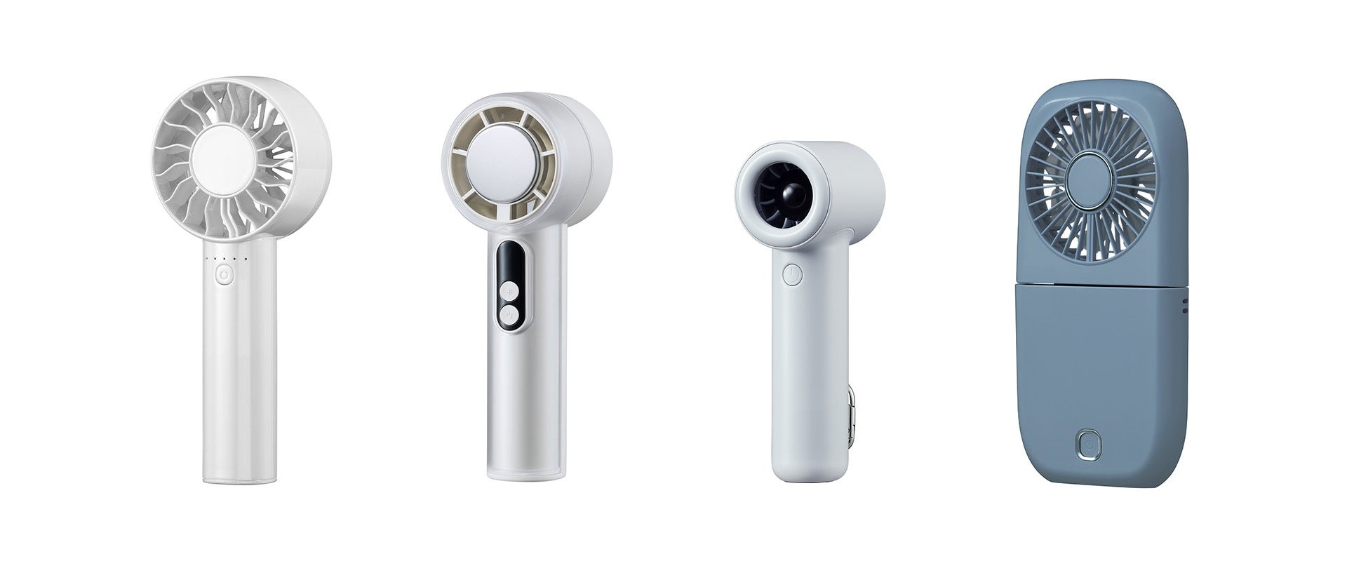 大風量タイプからひんやりプレート搭載モデルまで！多彩な機能を搭載したハンディファン全4アイテム新発売！