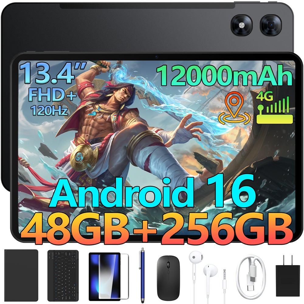【楽天市場 5月10日まで1万円OFF】13.4インチ大画面×4G SIM対応の高性能タブレット「AORLYM P13PRO」、120Hz・Gemini AI・豪華6点セット付きで27,900円
