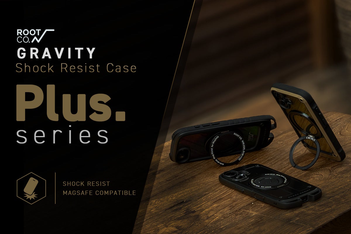 GRAVITY Shock Resist Case『Plus.』シリーズ ラインナップ強化、新モデル2種追加＆Rugged Plus.新カラー登場