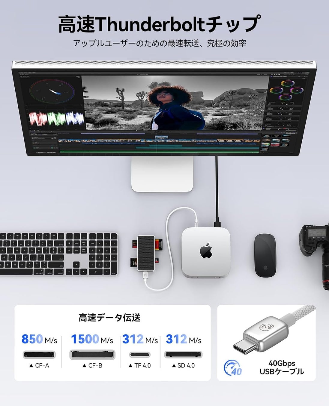 ORICO、4種メディア同時読み込みに対応するプロ向けマルチカードリーダーを発表