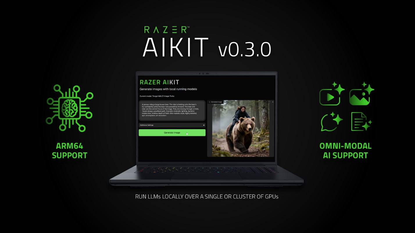 Razer AI Kit、オムニモーダルAIとARM64アーキテクチャに対応拡張【Razerグローバル本社発表メディアアラート日本語抄訳】