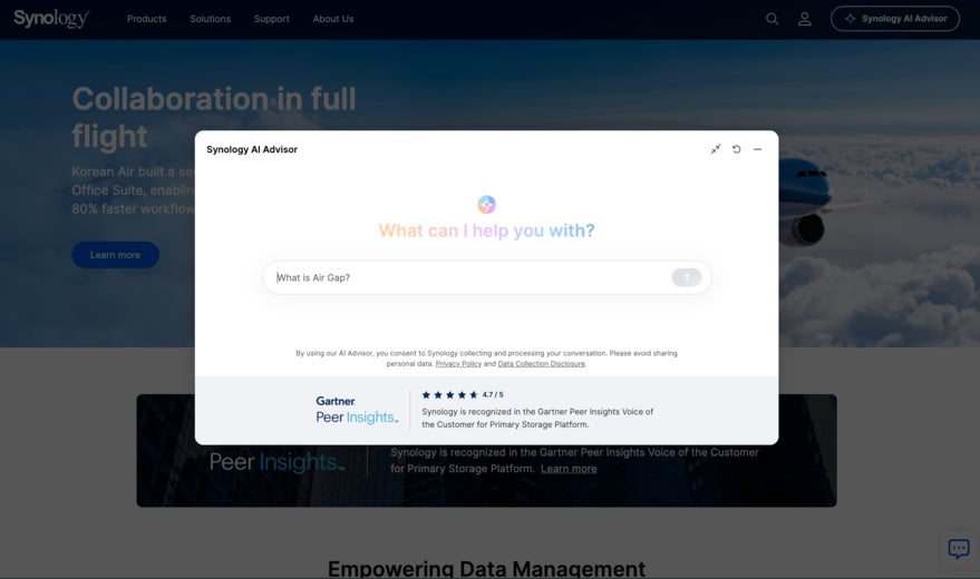 Synology® 、正確で信頼性の高い情報検索を実現する AI Advisor を正式発表