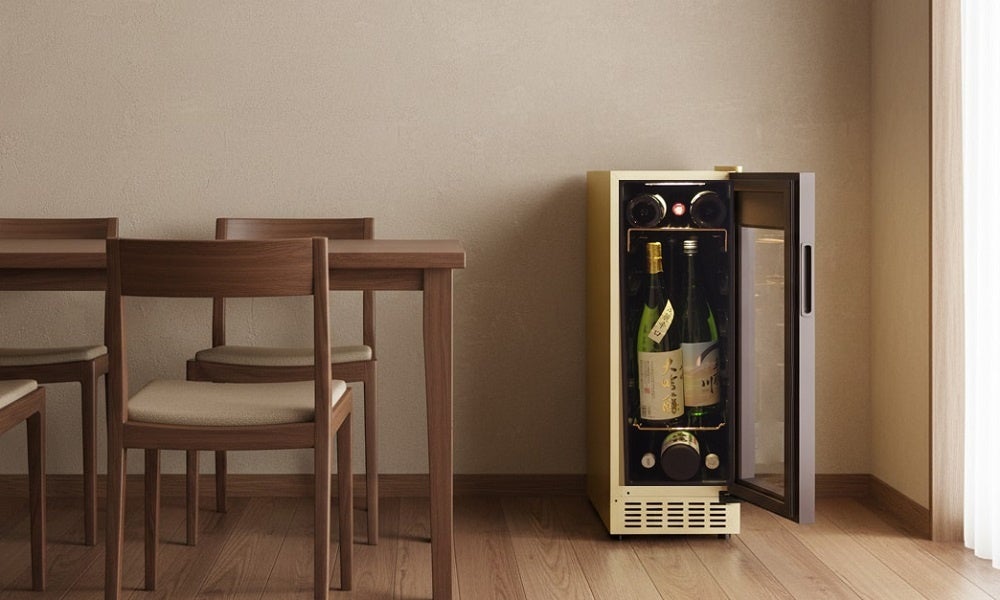 【新商品 ワインセラー・日本酒セラー革命】一升瓶対応のコンパクト和セラー『サカリュエ 盃』
