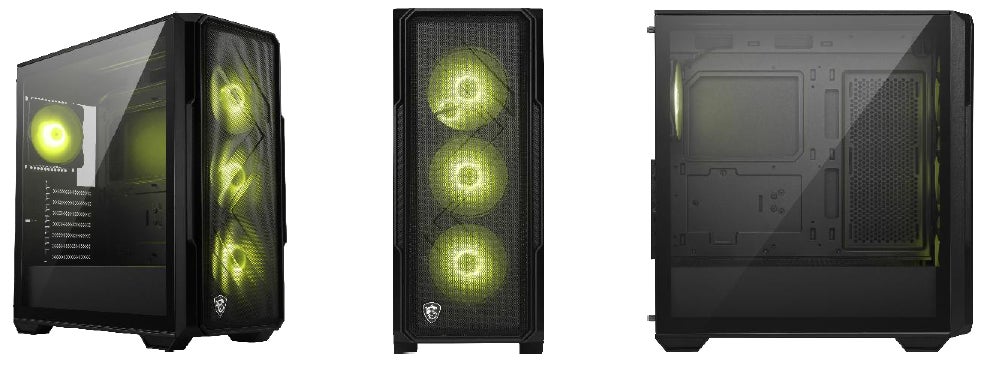 MSI、ARGBファンを4基標準搭載したゲーミングPCケース「MAG FORGE 340R AIRFLOW」「MAG FORGE M120R AIRFLOW」をドスパラ限定で発売