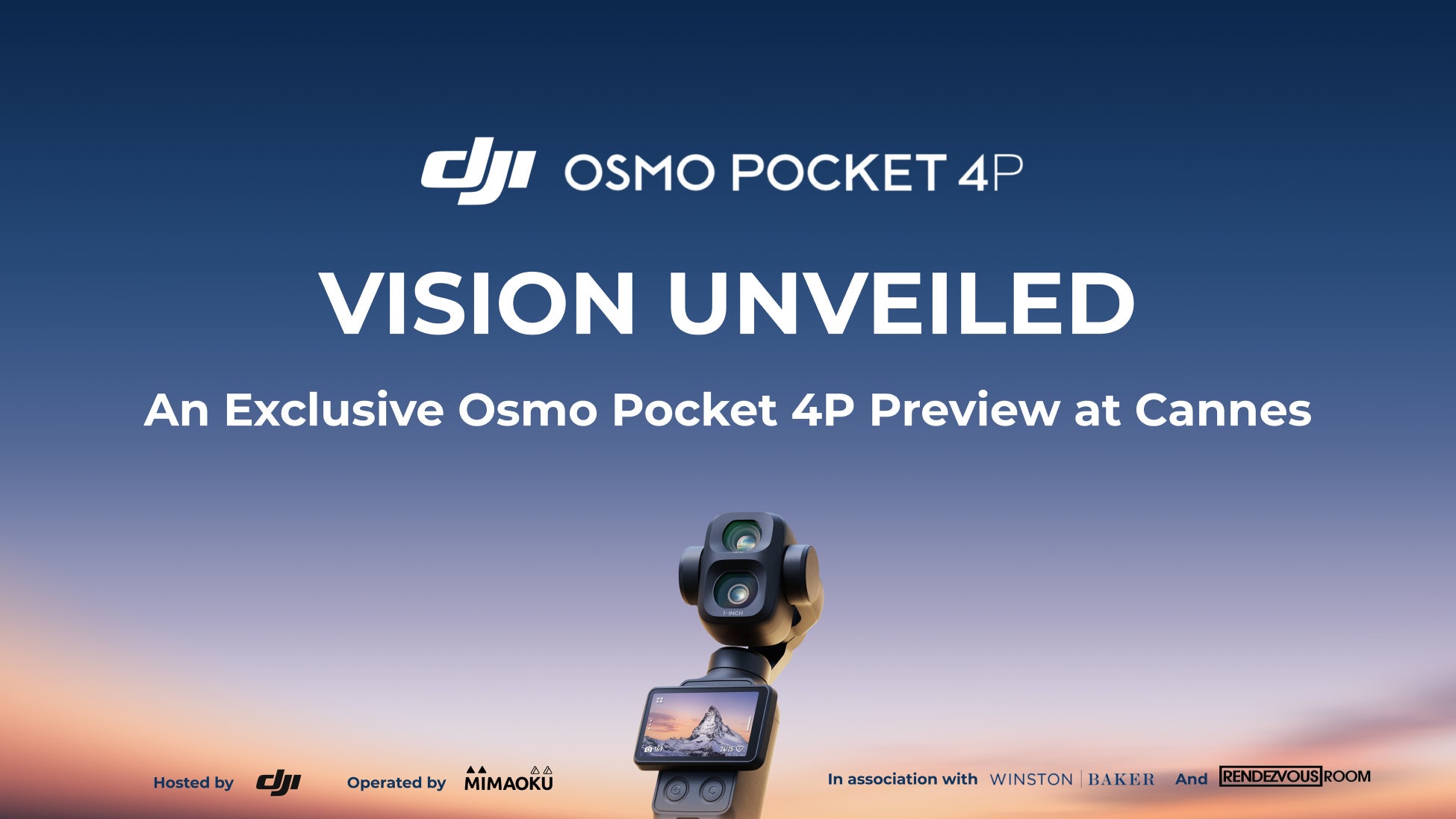 DJI、フランス・カンヌで新型ハンドヘルド ジンバルカメラ「Osmo Pocket 4P」プレミアイベントを開催