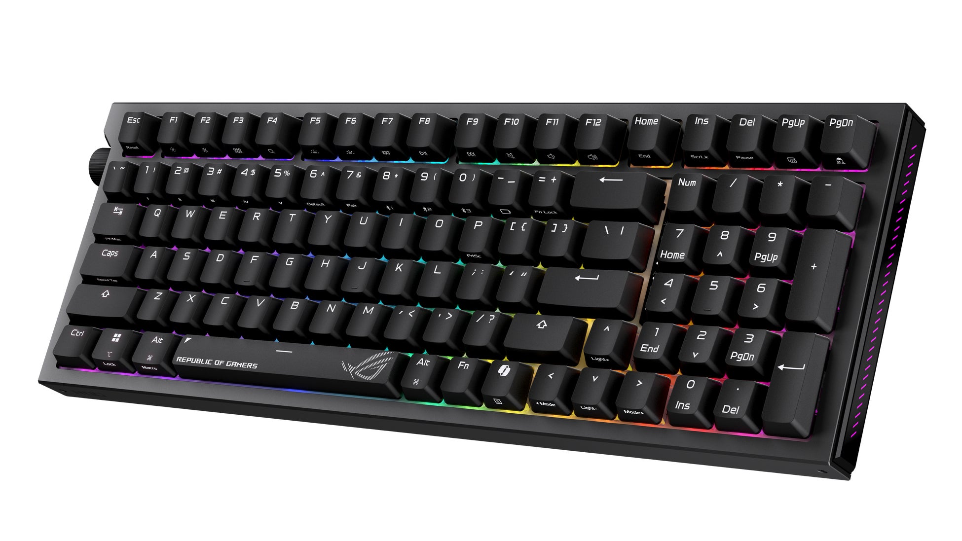 ホワイトカラーでOLEDディスプレイ搭載の8Kポーリングレート対応の「ROG Azoth 96 HE Lite Gaming Keyboard」を含むゲーミングキーボード２モデルを発表