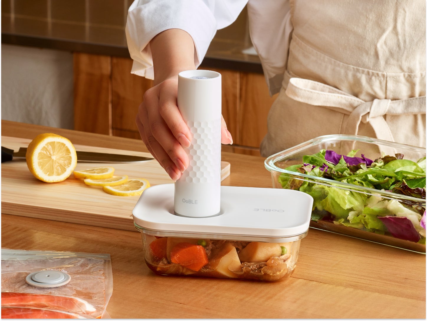 真空保存容器カテゴリー累計応援額1位の「OoBLE」が生鮮食品対応の新プロダクト『Fresh Kit』を5月15日Makuakeにて販売開始。2年にわたりデザインと機能を追求