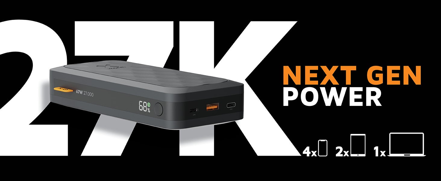 【27,000mAh・67W PD対応パワーバンク】オランダ発モバイルバッテリーブランド「Xtorm」から、日常から旅行、ビジネスまで幅広く活躍する大容量モバイルバッテリーが登場