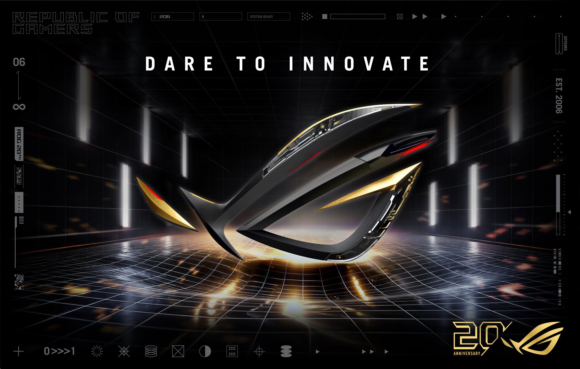 ASUSのゲーミングブランドRepublic of Gamers、Computex 2026のプレスイベントで「ROG Edition 20」を発表