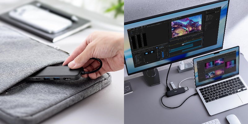 コンパクトなのに超多機能！映像出力・PD100W充電・SDカードリーダーにも対応する7in1 USB-Cハブを発売