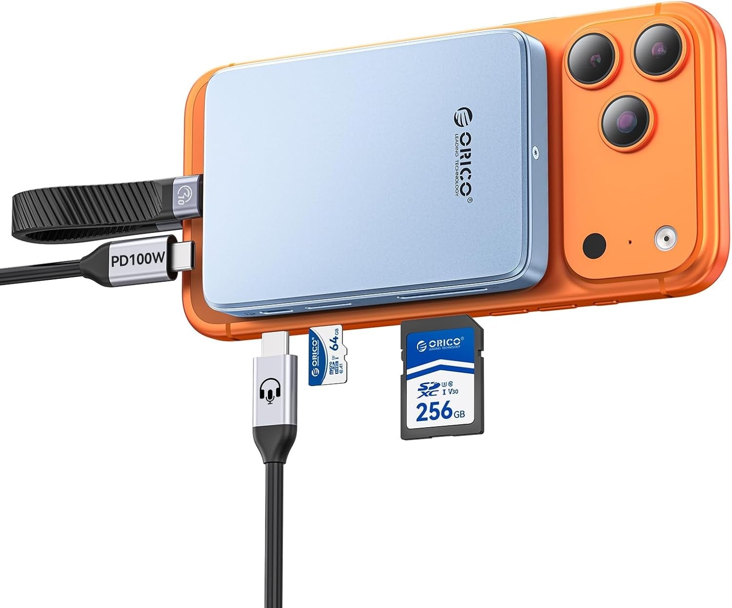 🔹 ORICO、6-in-1 MagSafe対応M.2 SSDドッキングステーションを発表⚡ 10Gbps転送・4TB対応・ProRes直接保存・PD100W充電・SD/TFスロットを1台に集約