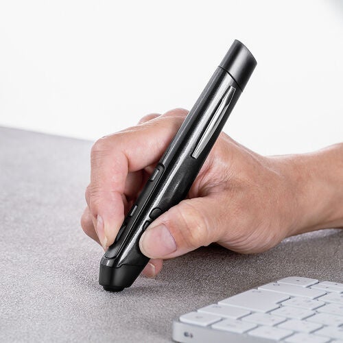 ペン感覚で直感操作！充電式のペン型ワイヤレスマウスを発売