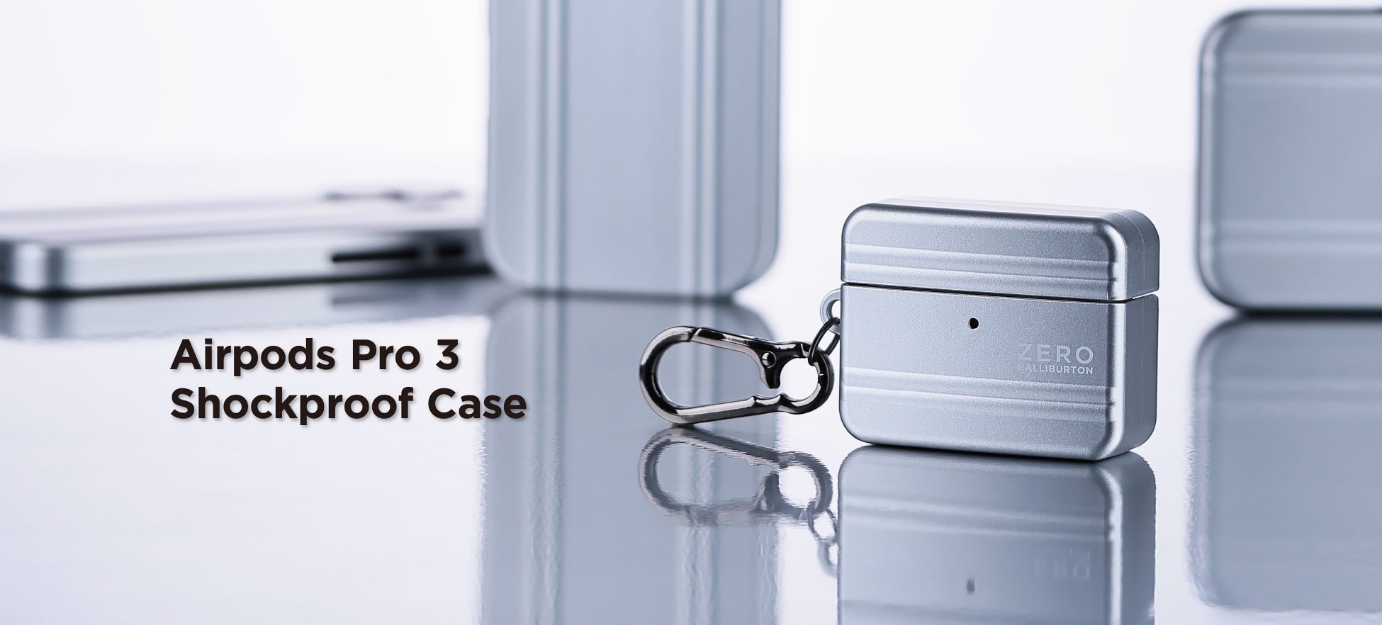 ゼロハリバートンよりブランドアイコンをモチーフにしたAirPods Pro 3対応ケース6/17発売