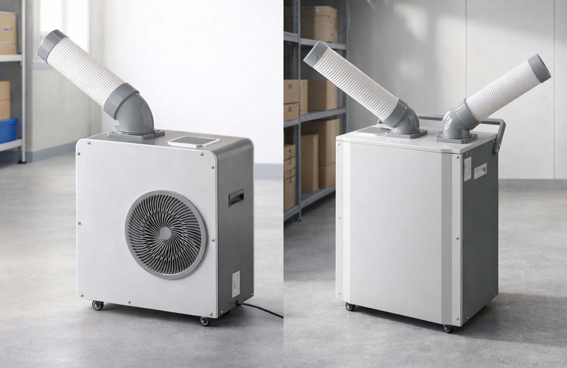 猛暑現場を冷却するスポットクーラーが2機種登場！最高45℃の環境でも使用でき熱中症対策をサポート
