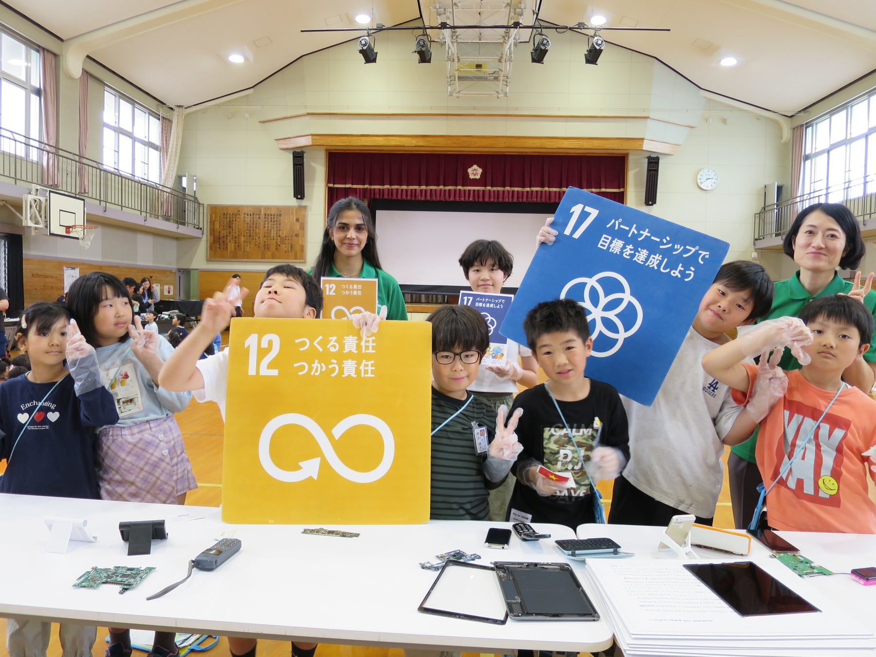 創業20周年のMASATOMI、震災復興のまち・宮城県東松島市の小学校でSDGs出前授業を実施　ー「捨てない選択が地球を救う！」