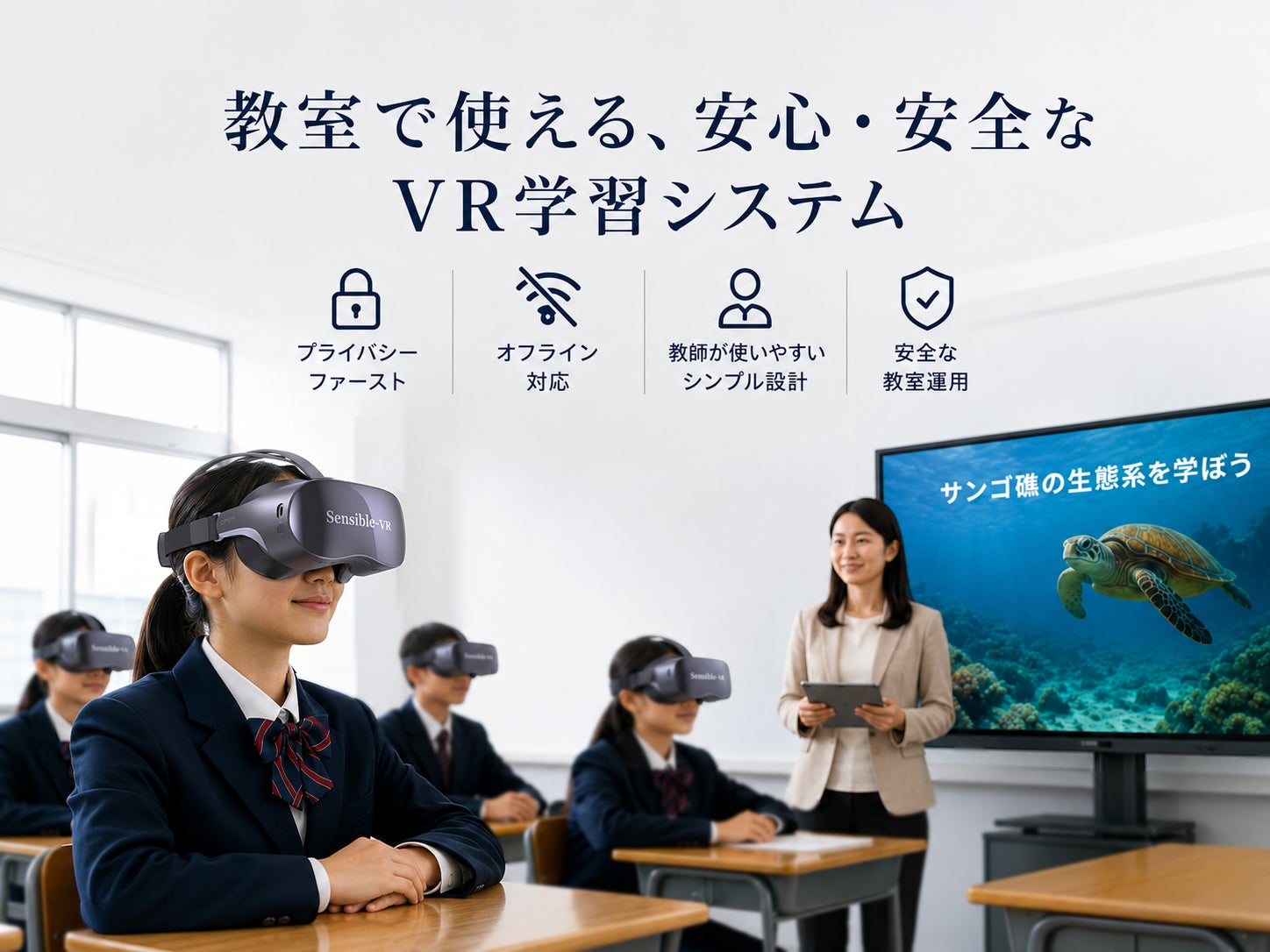 DPVR、教育コンテンツパートナーSensible-VRと連携し、学校向けVR学習システムの展開を支援