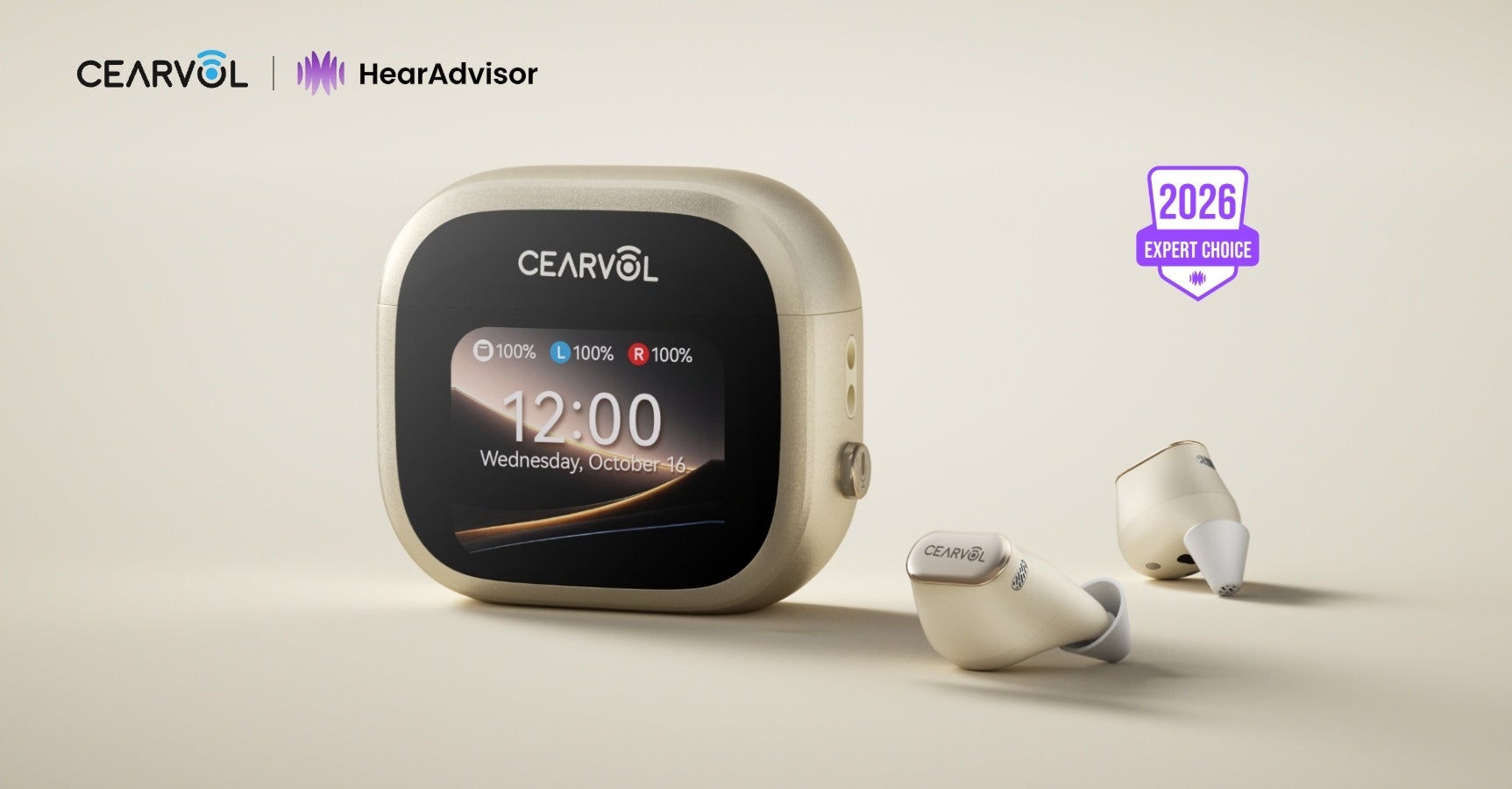次世代スマート集音器「Cearvol Wave」、米国HearAdvisorの「Expert Choice 2026」を受賞