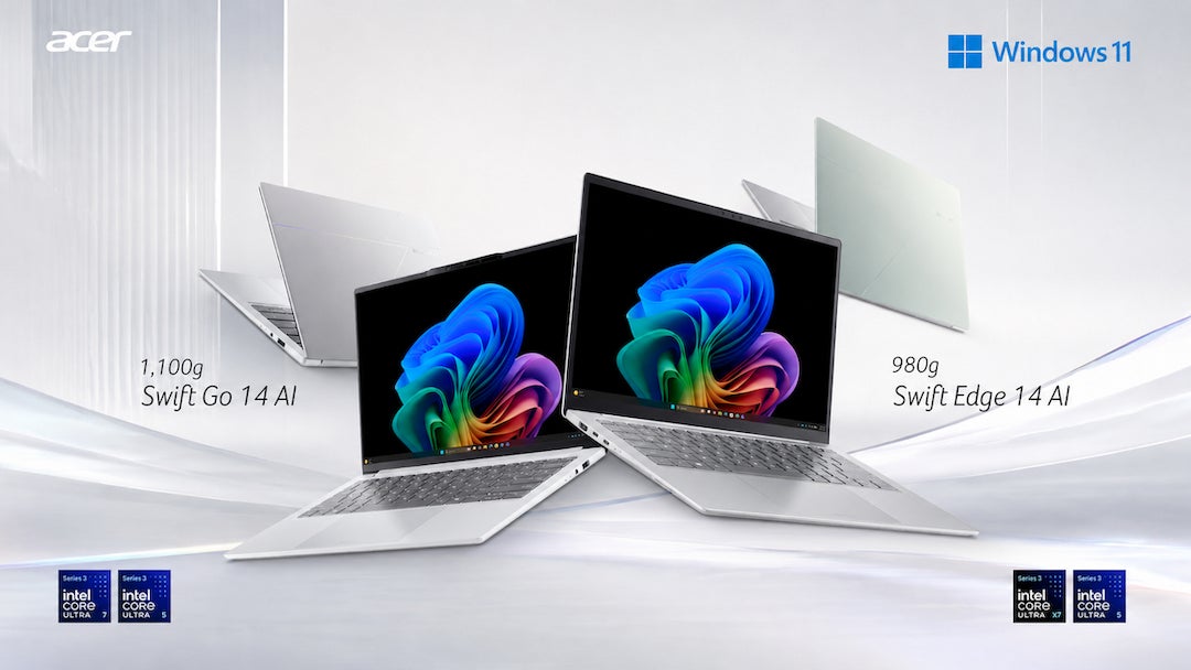 薄く、軽く、美しく。AIで進化した14インチノート「Swift Edge 14 AI」「Swift Go 14 AI」新モデルを発売