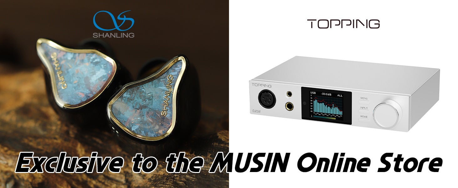 【株式会社MUSIN】《SHANLING》のトライブリッドイヤホン『Regal』と、《TOPPING》のデスクトップDAC/AMP『DX5Ⅱ』の新カラーラインナップを、2026年7月7日(火)より発売