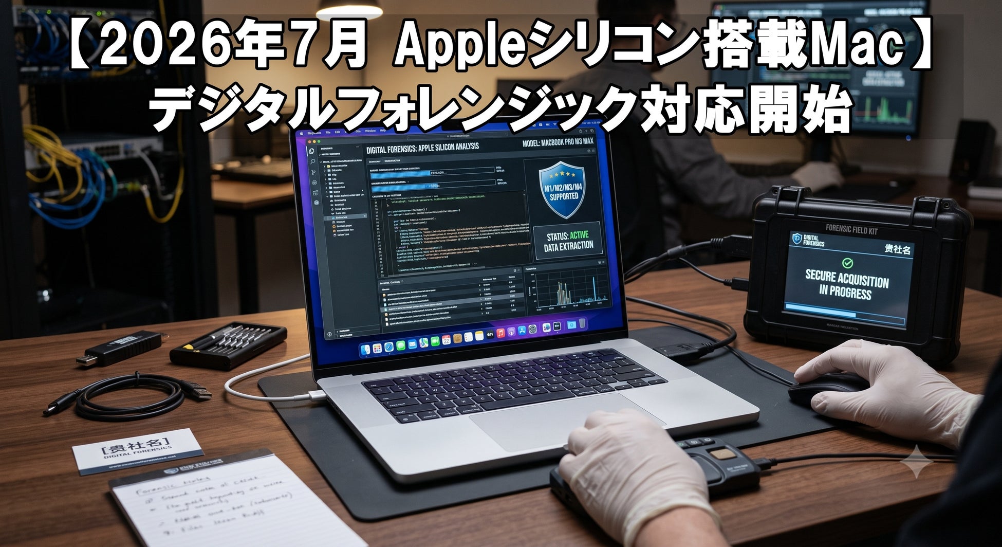 【2026年7月 Appleシリコン搭載Mac】デジタルフォレンジック対応開始