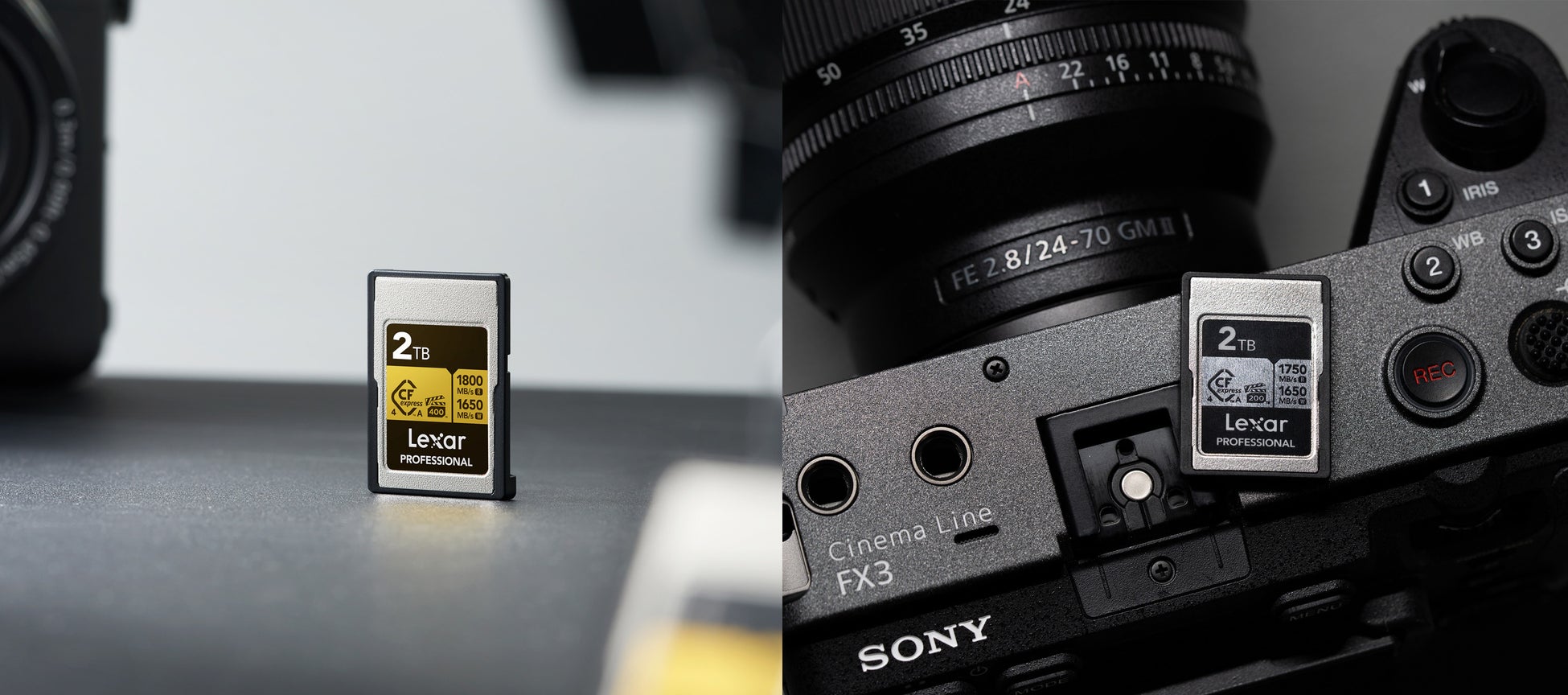 Lexar、CFexpress 4.0 Type Aカード「GOLD」「SILVER」を日本市場で展開