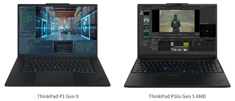 Lenovo社製、Copilot+ PCに対応した16型モバイルワークステーション「ThinkPad P1 Gen 9」と「ThinkPad P16s Gen 5 AMD」の取り扱いを開始