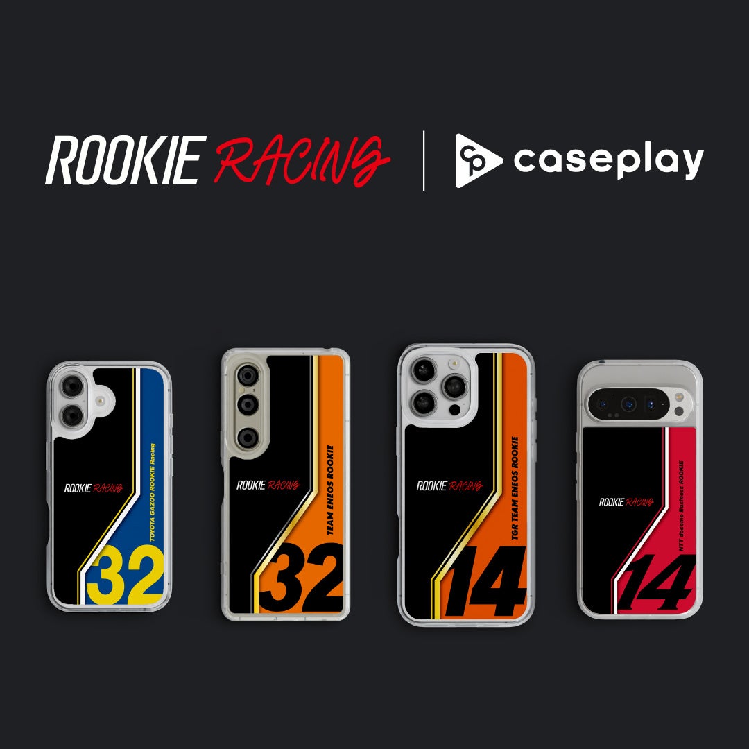 【スマホアクセサリー業界】対応機種数/コラボ数/デザイン数でNo.1を誇るcaseplayから、ROOKIE Racing 2026シーズンデザインのスマートフォンアクセサリーが登場！