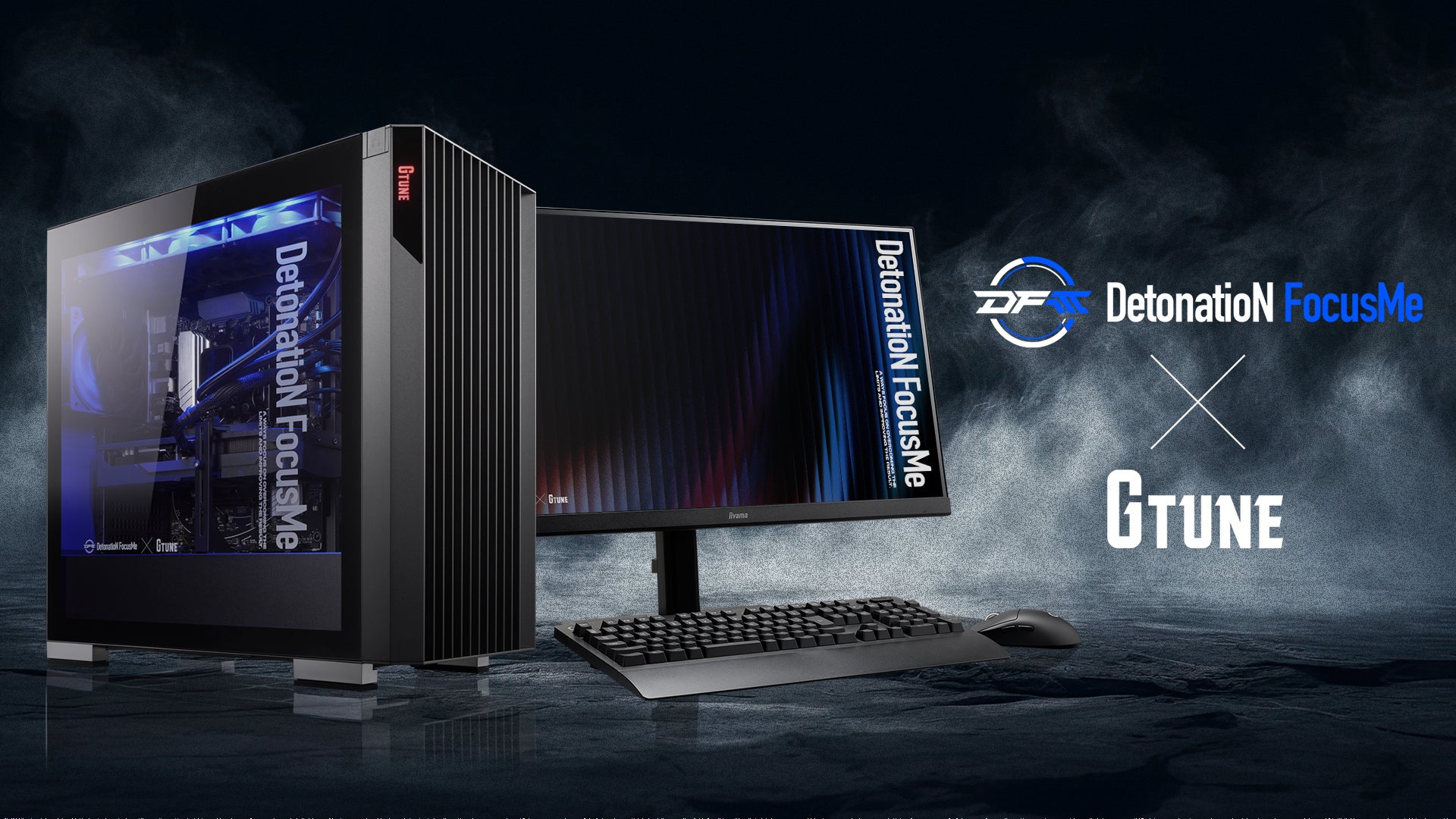 「DetonatioN FocusMe × G TUNE」コラボモデルPCラインナップにAMD Radeon™搭載モデルが登場