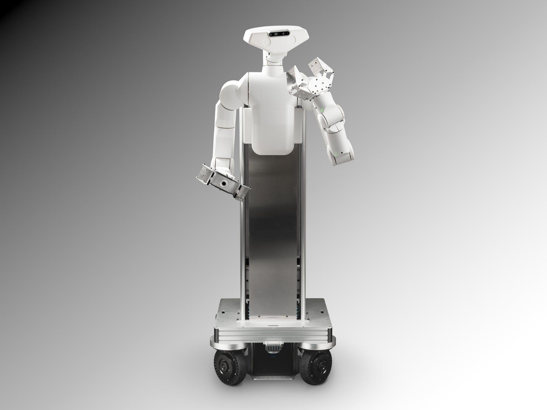 フィジカルAIに対応した台車移動型双腕ロボット VS-MPR-01 開発