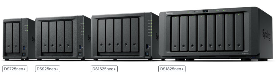 Synology、高性能と手頃な予算オプションを提供する DiskStation neo+ シリーズラインナップを発表