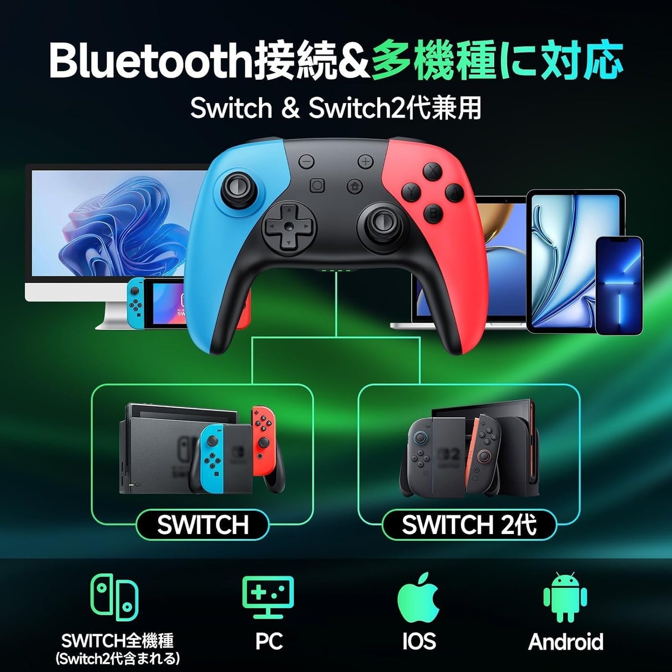 【タイムセール開催中】Switch 2対応プロコンが特別価格で登場。ホールセンサー×TURBO連射×マクロ機能でゲーム体験を快適に