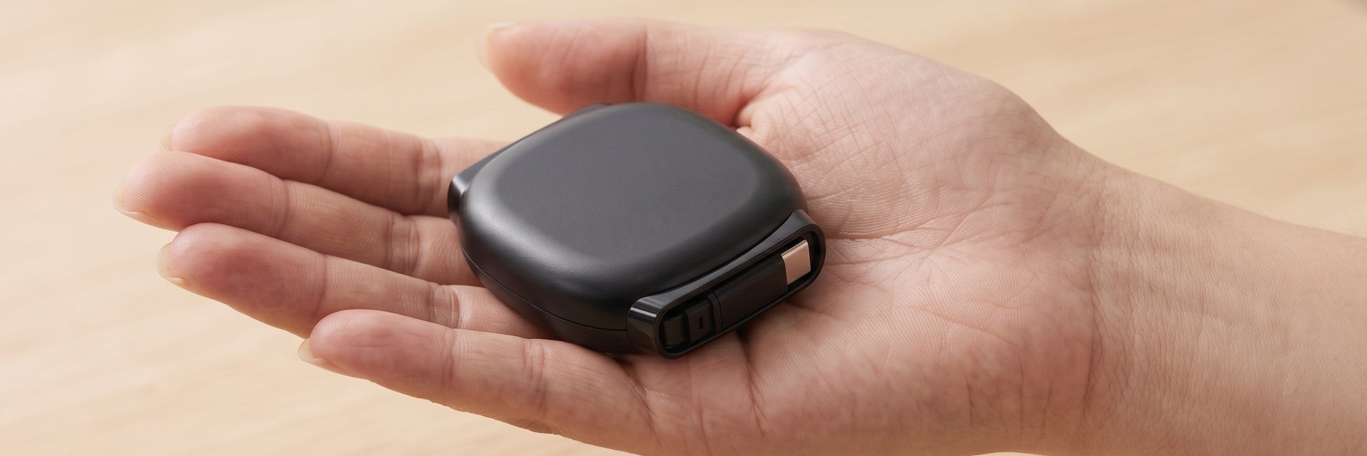 【新商品】省スペースでスマートに収まる「巻き取り式Type-Cケーブル」が新登場