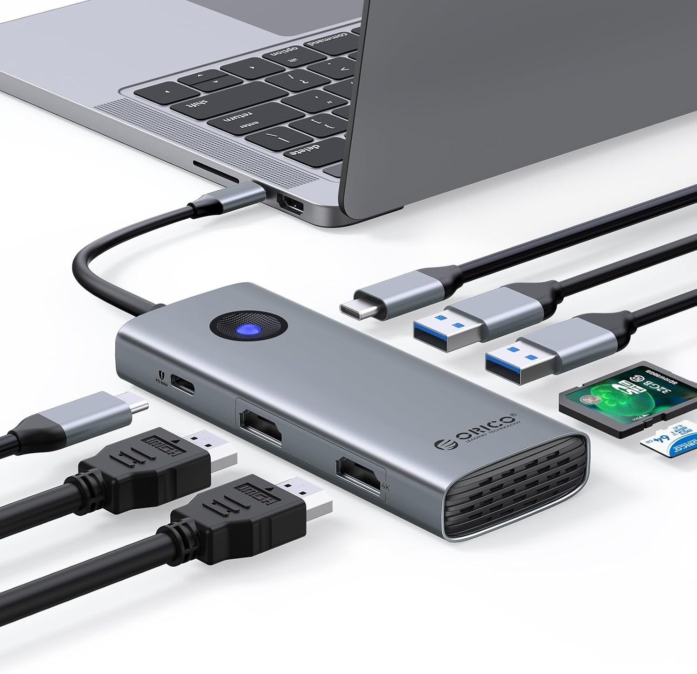 ORICO、360°回転&エルゴノミクス設計ノートPCスタンドを発表——耐荷重5kg・13〜17.3インチ対応・アルミ合金構造・折りたたみ式でデスク環境を快適に