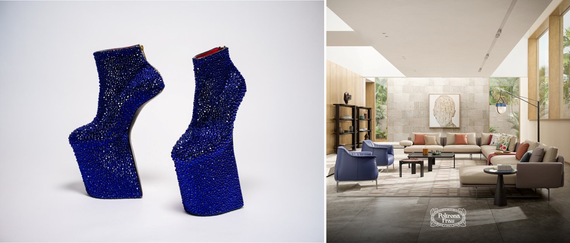 ラグジュアリーファニチャーブランド「ポルトローナ・フラウ」伊勢丹新宿店でアーティスト・舘鼻則孝との特別展示「Poltrona Frau meets Noritaka Tatehana」を開催