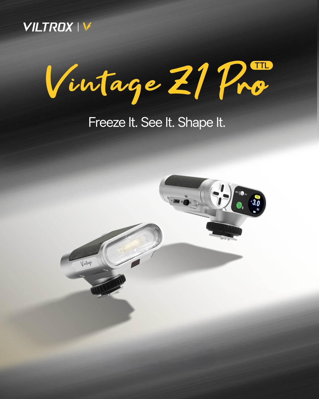 Viltrox、TTL・1/8000秒HSS対応のレトロデザイン小型フラッシュ「Vintage Z1 Pro」を発表