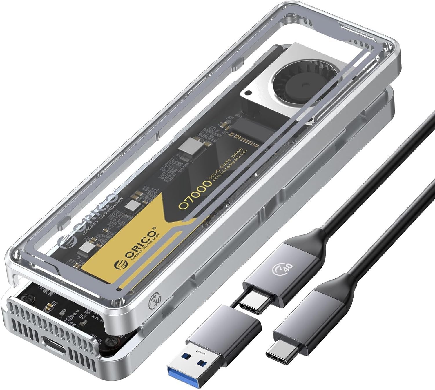 ORICO、40Gbps USB4.0 M.2 NVMe SSDケースを発表。実測読込3500MB/s・最大8TB・三重放熱・工具不要3秒装着を1台に集約したプロ向け外付けSSDケース。