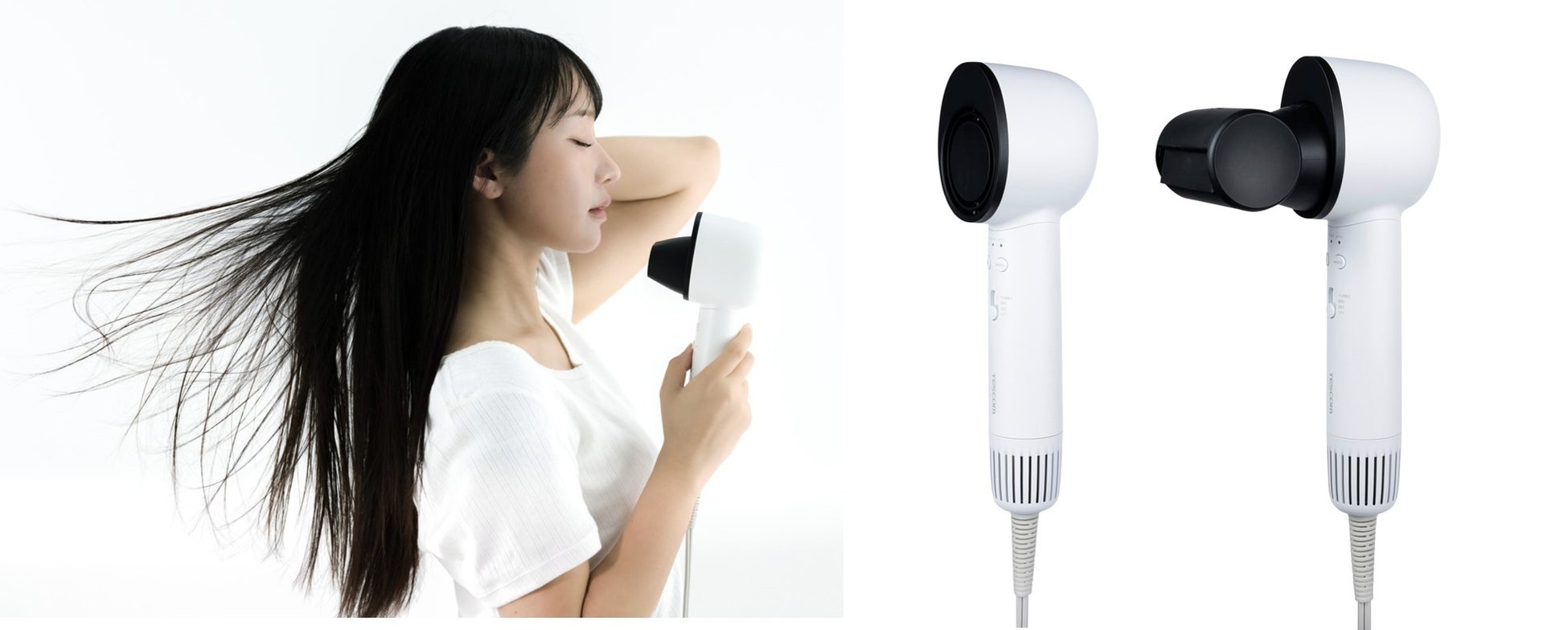 ツヤを操る、速乾を極める。髪の表情を変える、ツヤ出し&ストレートツール搭載「プロテクトイオン ヘアドライヤー」新発売